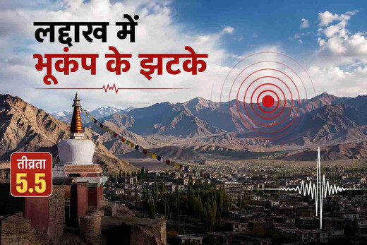 लद्दाख में भूकंप से दहशत, यमुना घाटी तक महसूस हुआ कंपन